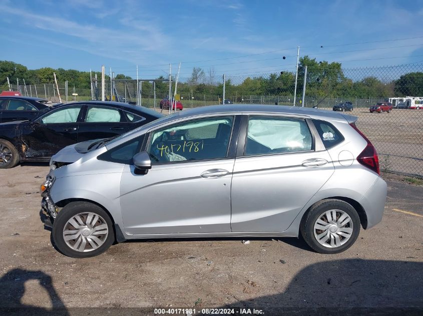 2015 Honda Fit Lx VIN: 3HGGK5H50FM720332 Lot: 40171981