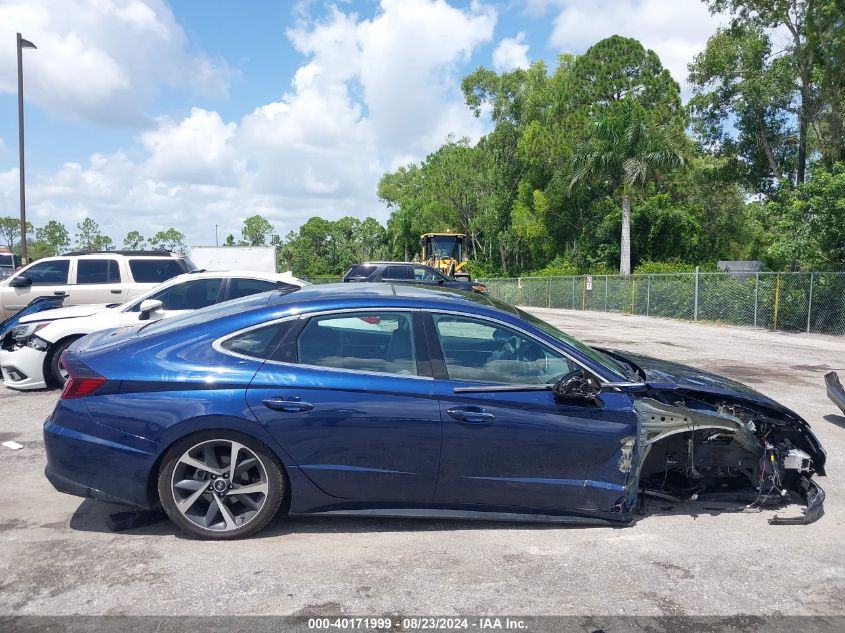 2021 Hyundai Sonata Sel Plus VIN: 5NPEJ4J25MH119634 Lot: 40171999