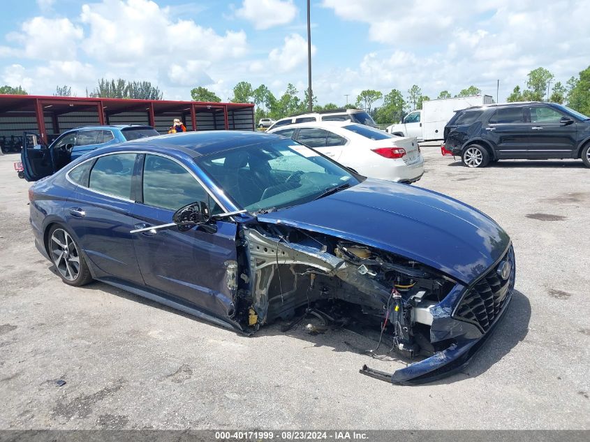 2021 Hyundai Sonata Sel Plus VIN: 5NPEJ4J25MH119634 Lot: 40171999