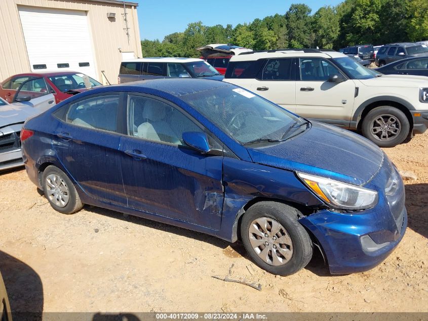 2016 Hyundai Accent Se VIN: KMHCT4AE7GU003918 Lot: 40172009