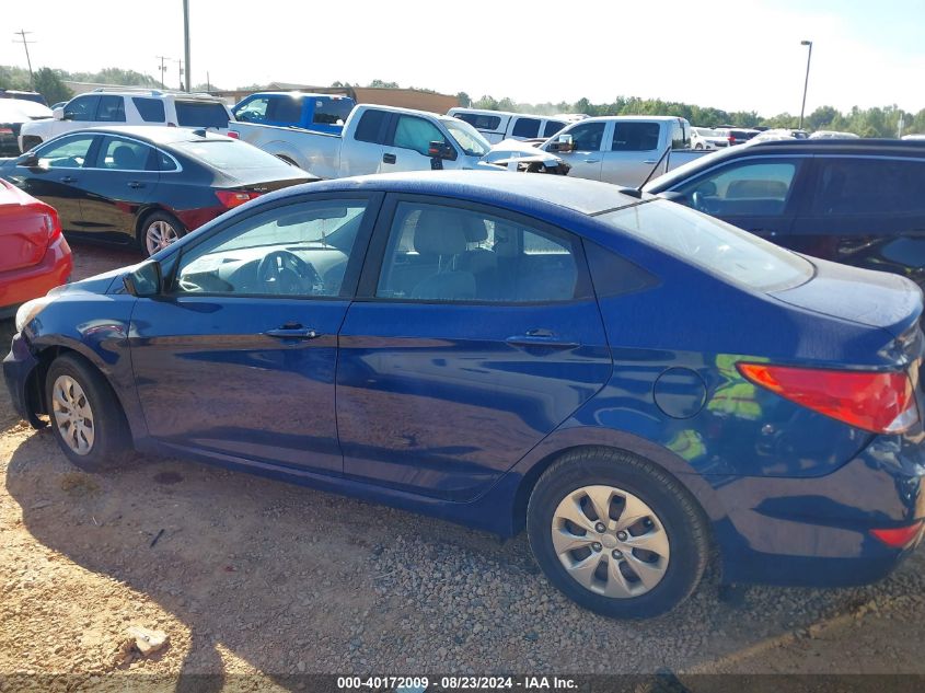 2016 Hyundai Accent Se VIN: KMHCT4AE7GU003918 Lot: 40172009