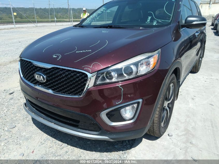 2016 Kia Sorento 3.3L Ex VIN: 5XYPHDA52GG177176 Lot: 40172034