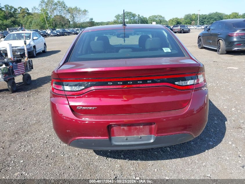 2015 Dodge Dart Se VIN: 1C3CDFAA9FD375788 Lot: 40172043