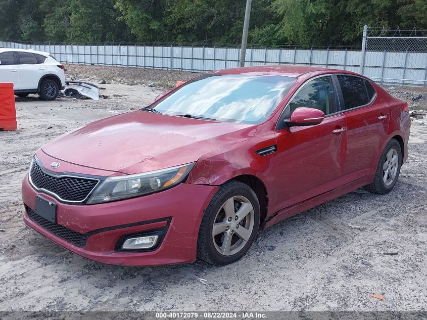 2015 Kia Optima Lx VIN: 5XXGM4A79FG488202 Lot: 40172079