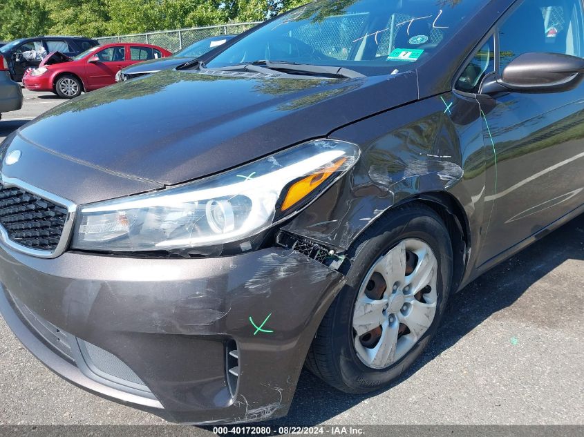 2018 Kia Forte Lx VIN: 3KPFL4A7XJE227418 Lot: 40172080