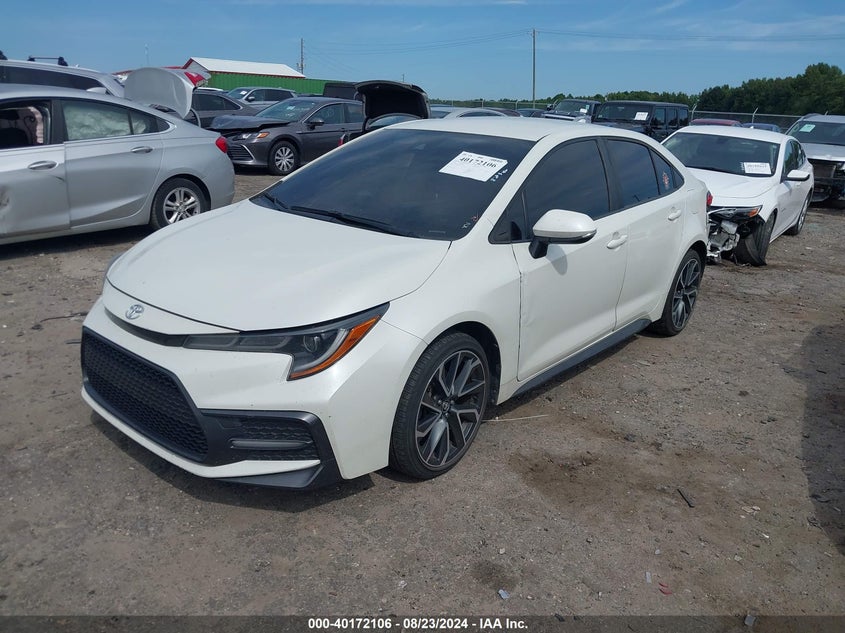 VIN JTDS4RCE8LJ038714 2020 TOYOTA COROLLA SE