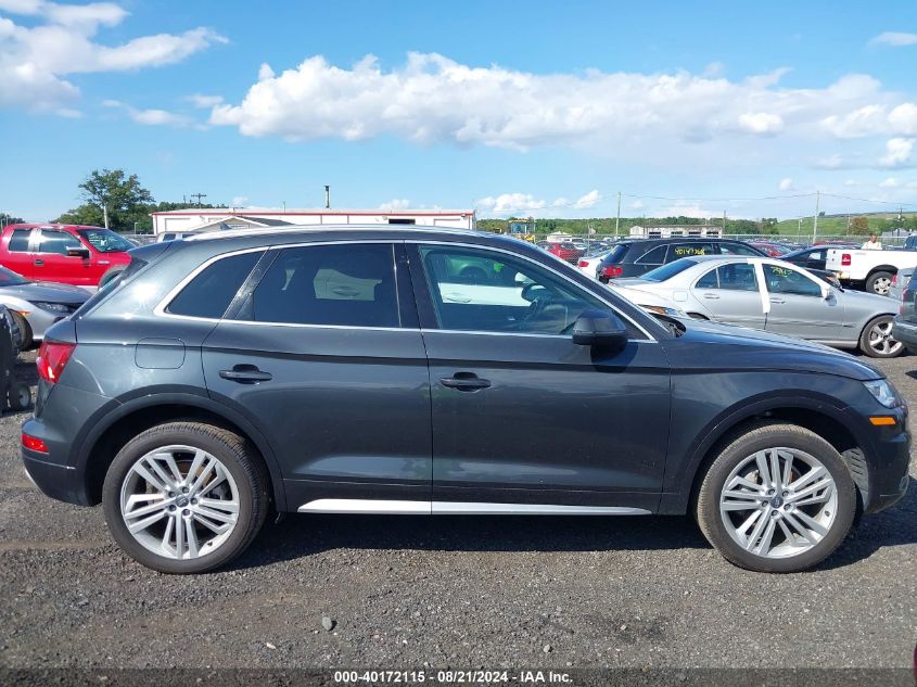 2018 Audi Q5 VIN: WA1BNAFY2J2007724 Lot: 40172115