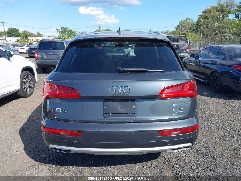 2018 Audi Q5 VIN: WA1BNAFY2J2007724 Lot: 40172115