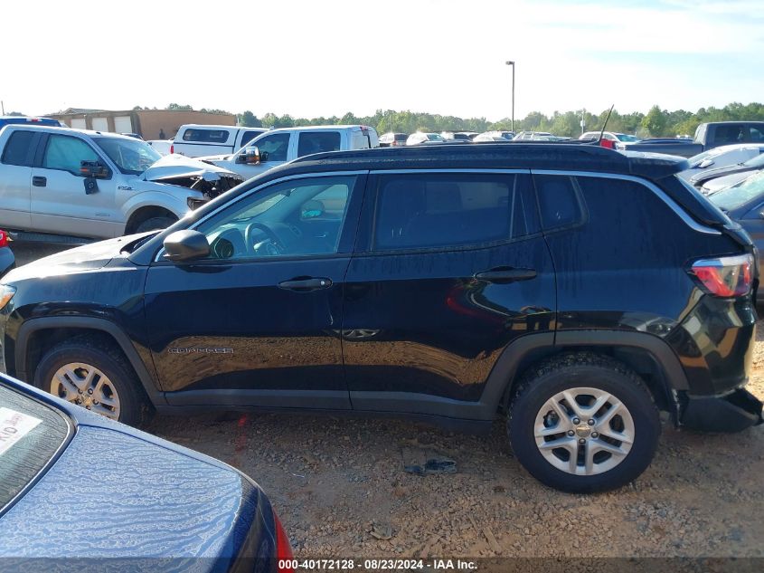 2020 Jeep Compass Sport Fwd VIN: 3C4NJCAB3LT175550 Lot: 40172128