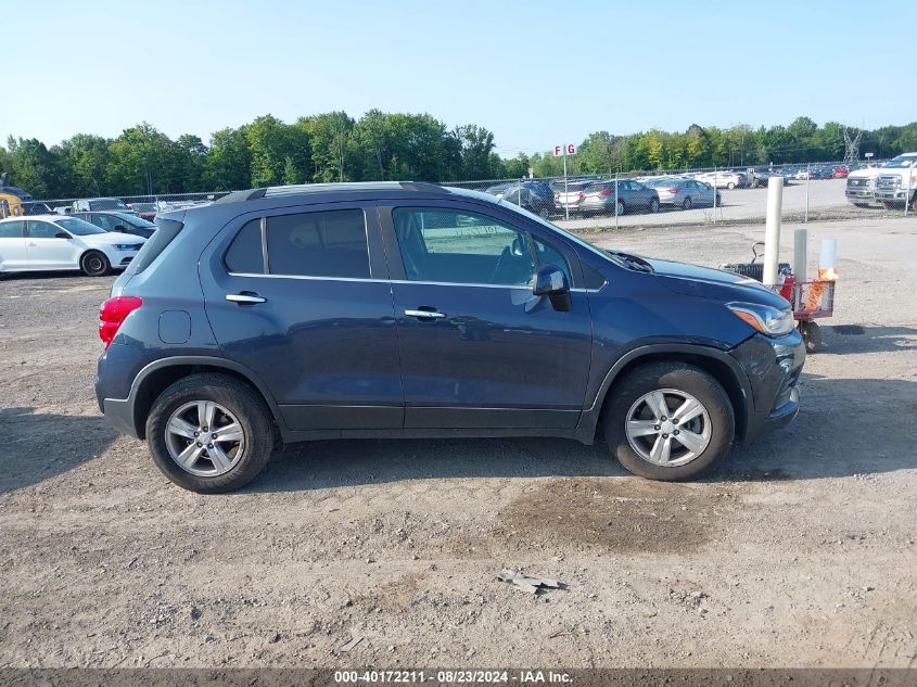 2018 Chevrolet Trax Lt VIN: 3GNCJPSB1JL273994 Lot: 40172211