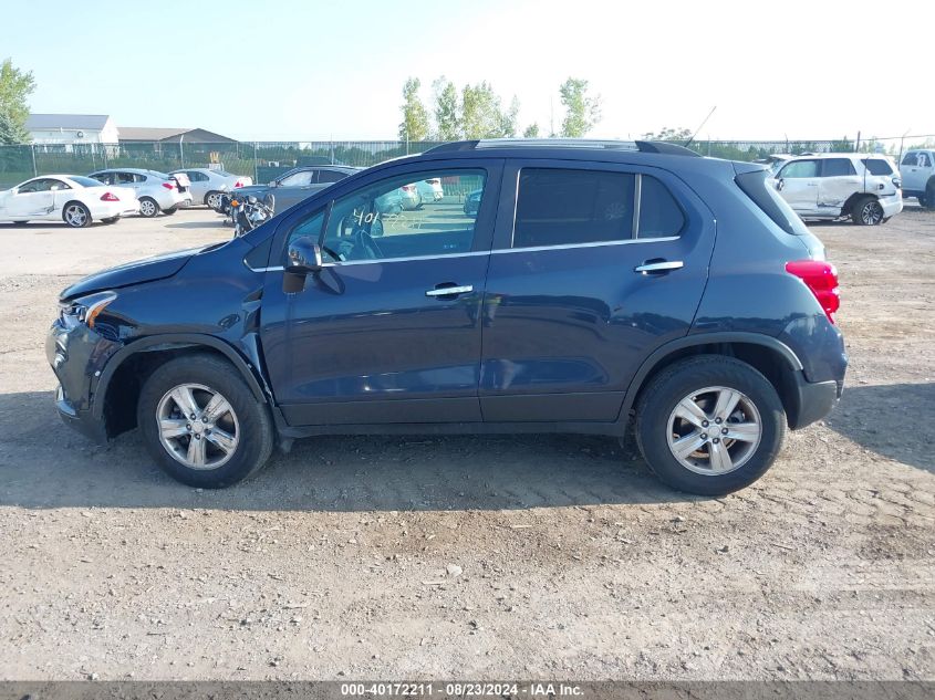 2018 Chevrolet Trax Lt VIN: 3GNCJPSB1JL273994 Lot: 40172211