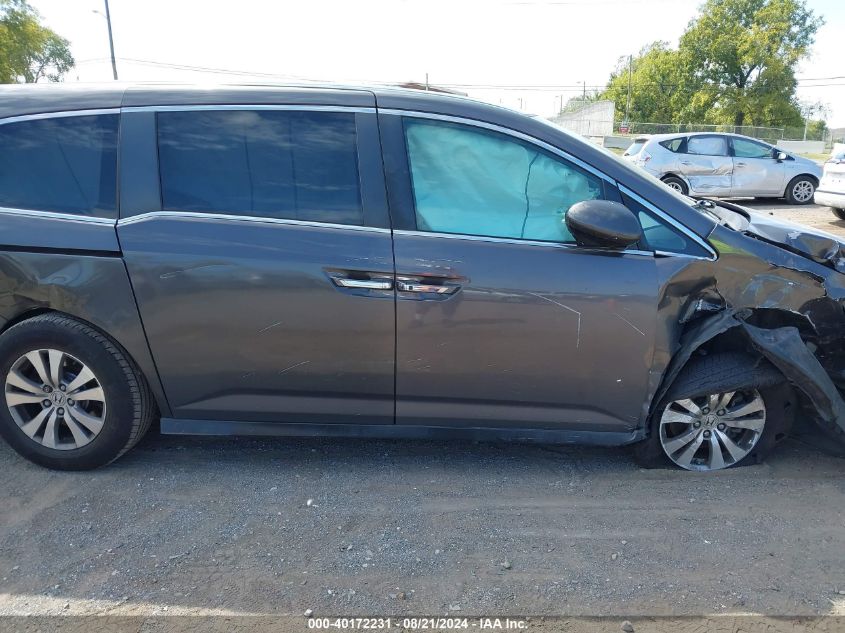 2015 Honda Odyssey Ex-L VIN: 5FNRL5H69FB100581 Lot: 40172231