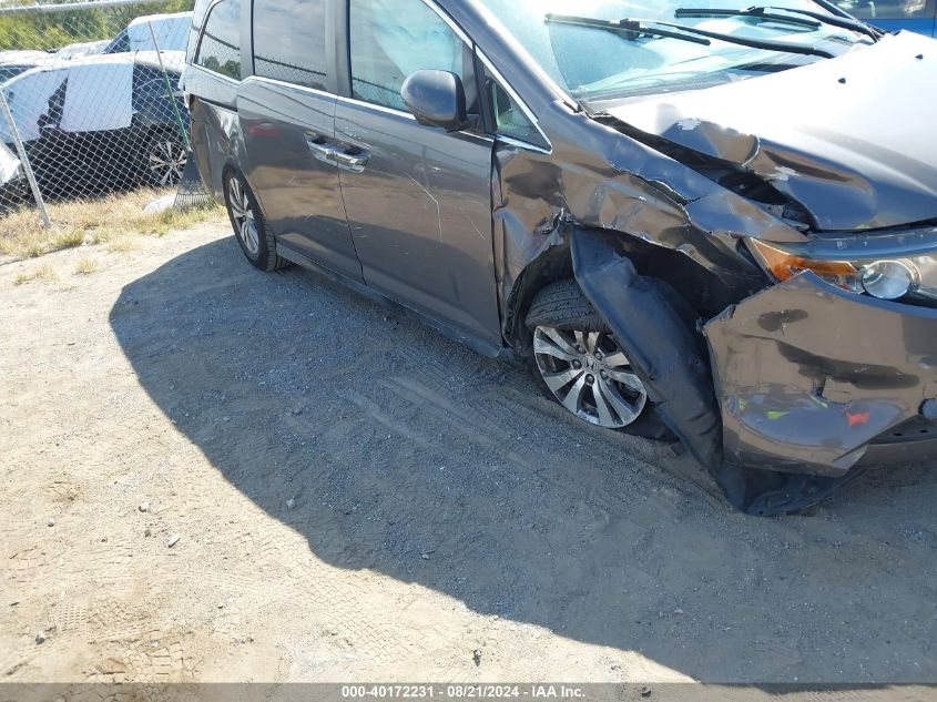 2015 Honda Odyssey Ex-L VIN: 5FNRL5H69FB100581 Lot: 40172231