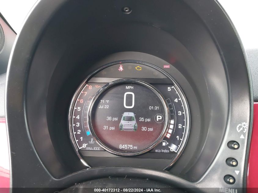 2015 Fiat 500 Sport VIN: 3C3CFFBRXFT576415 Lot: 40172312