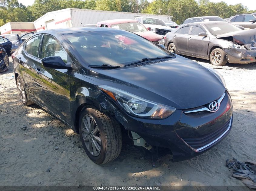 2014 Hyundai Elantra Se VIN: 5NPDH4AEXEH469277 Lot: 40172316