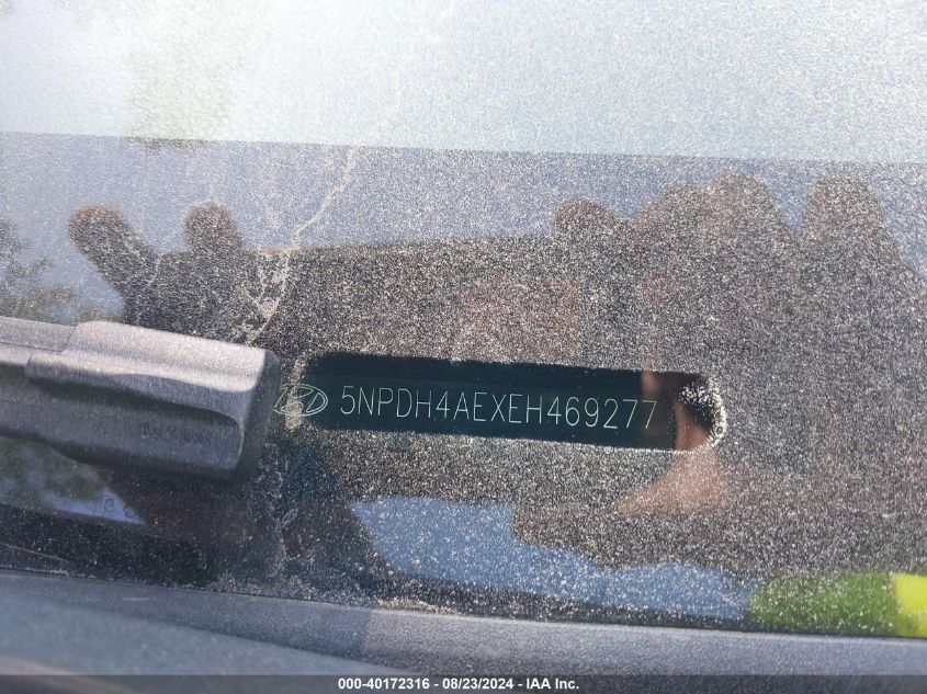 5NPDH4AEXEH469277 2014 Hyundai Elantra Se