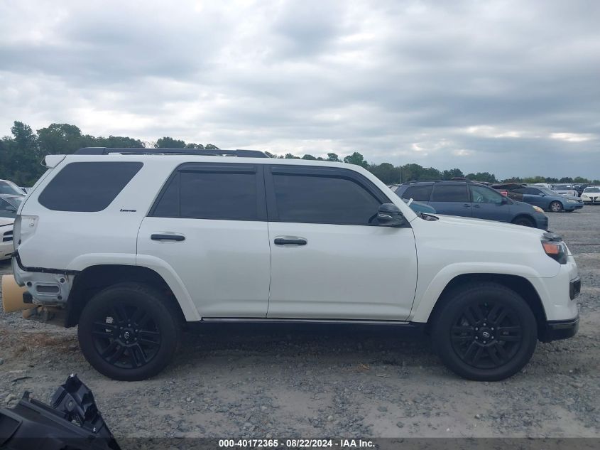 2021 Toyota 4Runner Nightshade Special Edition VIN: JTEJU5JR9M5861121 Lot: 40172365