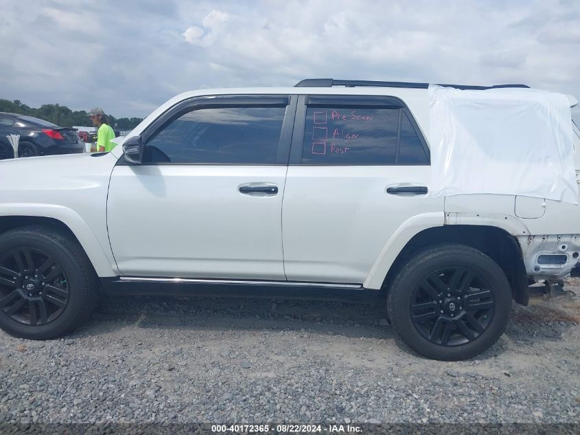 2021 Toyota 4Runner Nightshade Special Edition VIN: JTEJU5JR9M5861121 Lot: 40172365