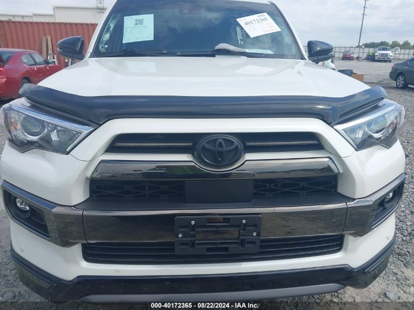 2021 Toyota 4Runner Nightshade Special Edition VIN: JTEJU5JR9M5861121 Lot: 40172365