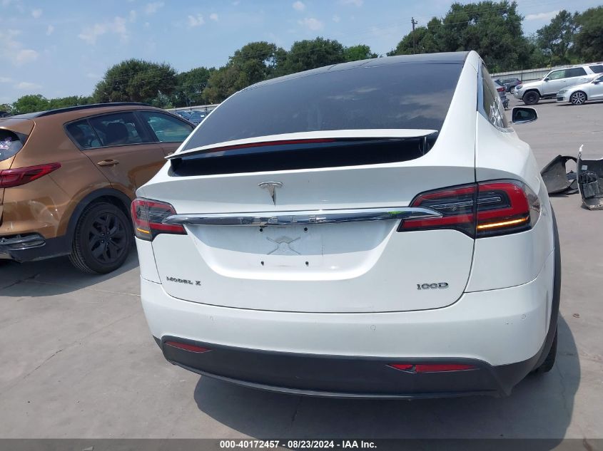 2018 Tesla Model X 100D/75D/P100D VIN: 5YJXCDE29JF141904 Lot: 40172457