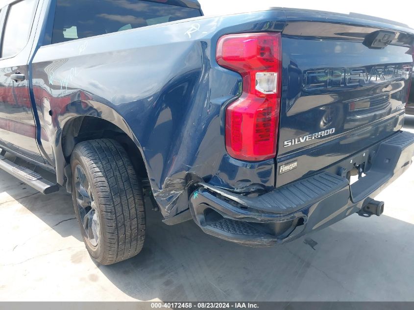 2022 Chevrolet Silverado 1500 2Wd Short Bed Custom VIN: 1GCPABEK5NZ642606 Lot: 40172458