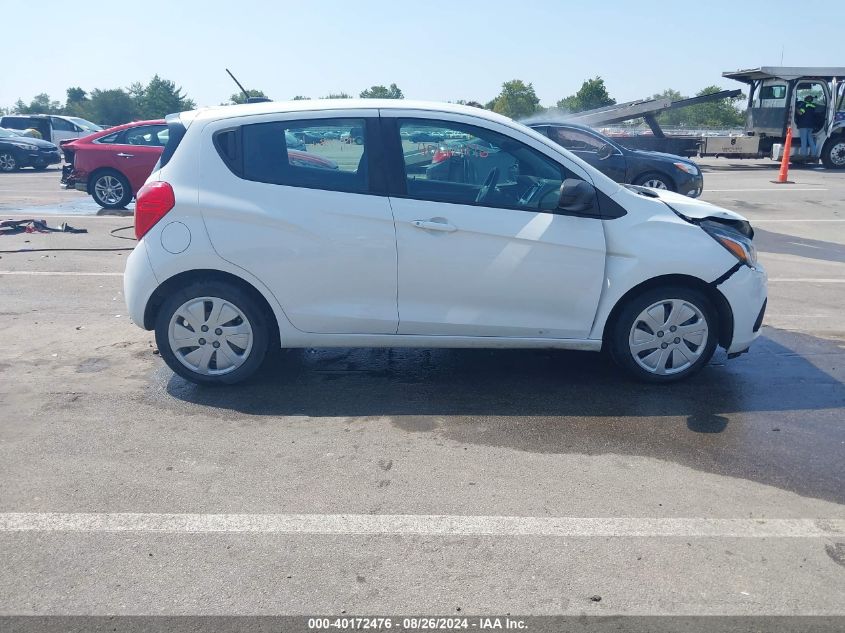 2017 Chevrolet Spark Ls Cvt VIN: KL8CB6SAXHC810884 Lot: 40172476