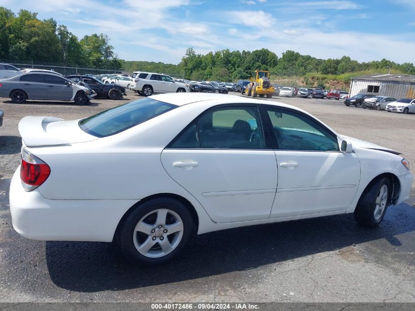 2005 Toyota Camry Se VIN: 4T1BE32K05U565886 Lot: 40172486