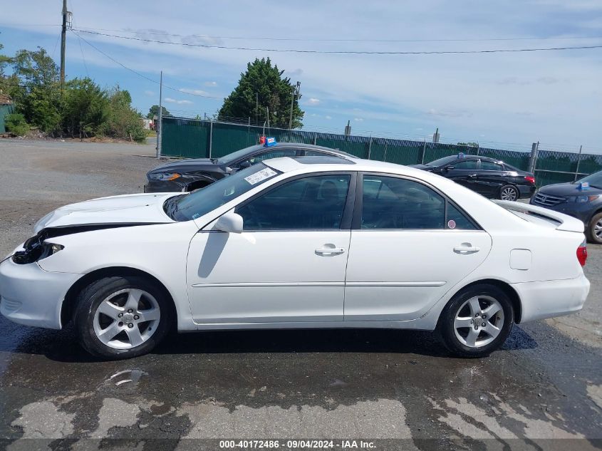 2005 Toyota Camry Se VIN: 4T1BE32K05U565886 Lot: 40172486