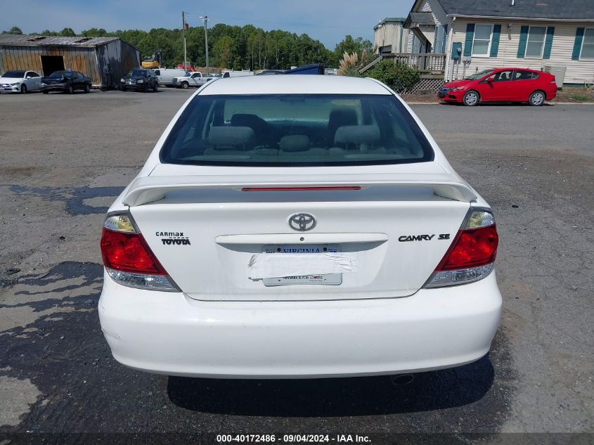 2005 Toyota Camry Se VIN: 4T1BE32K05U565886 Lot: 40172486