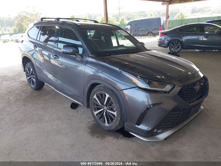 2021 TOYOTA HIGHLANDER XSE - 5TDLZRBH6MS082409