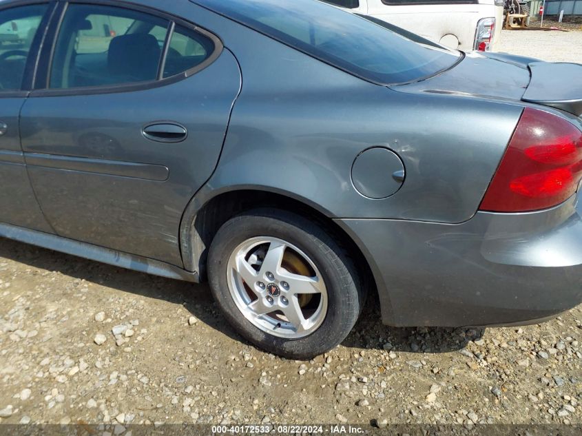 2004 Pontiac Grand Prix Gt1 VIN: 2G2WP522441340834 Lot: 40172533