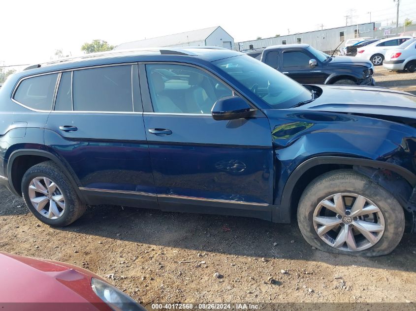 2018 Volkswagen Atlas 3.6L V6 Sel VIN: 1V2MR2CA4JC581881 Lot: 40172568