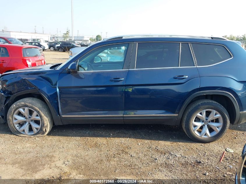 2018 Volkswagen Atlas 3.6L V6 Sel VIN: 1V2MR2CA4JC581881 Lot: 40172568