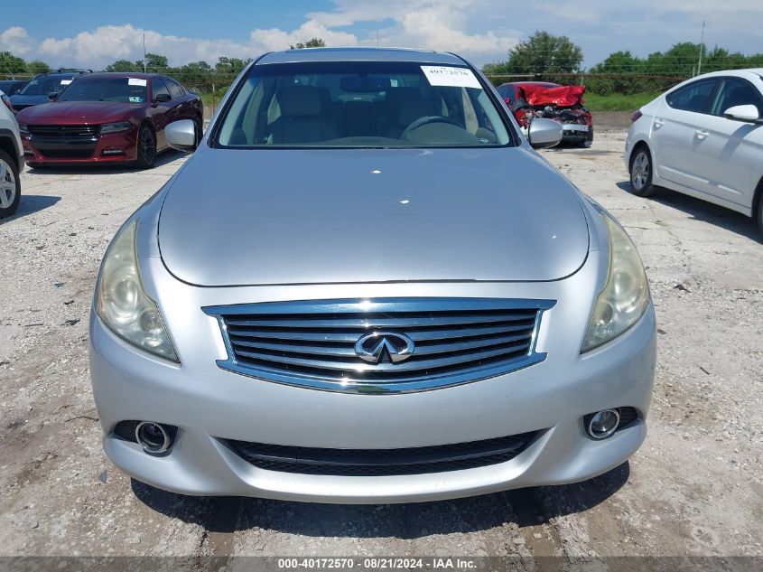 2012 Infiniti G37 Journey VIN: JN1CV6AP2CM935923 Lot: 40172570