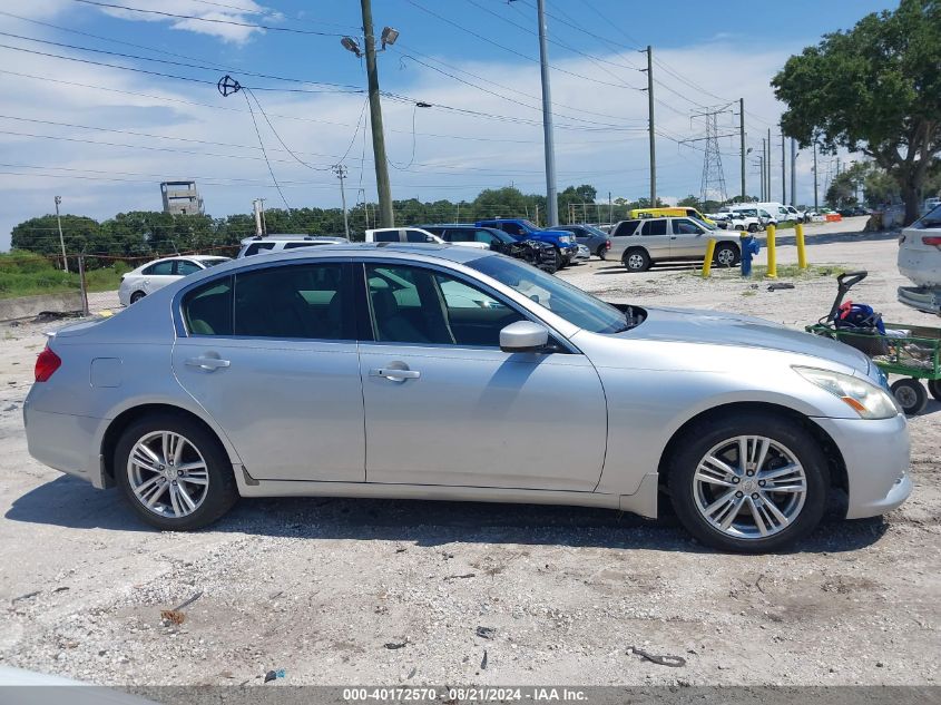 2012 Infiniti G37 Journey VIN: JN1CV6AP2CM935923 Lot: 40172570