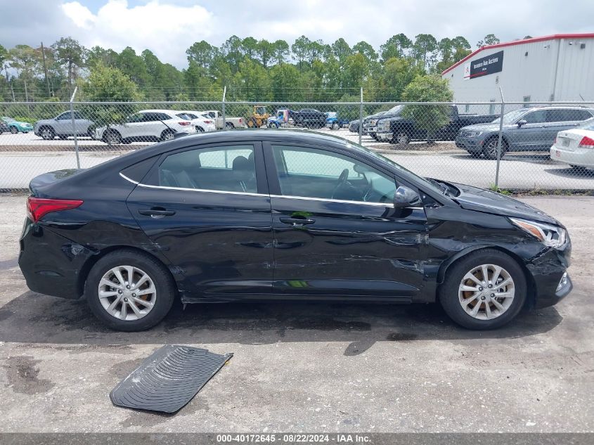 2022 Hyundai Accent Sel VIN: 3KPC24A60NE180418 Lot: 40172645