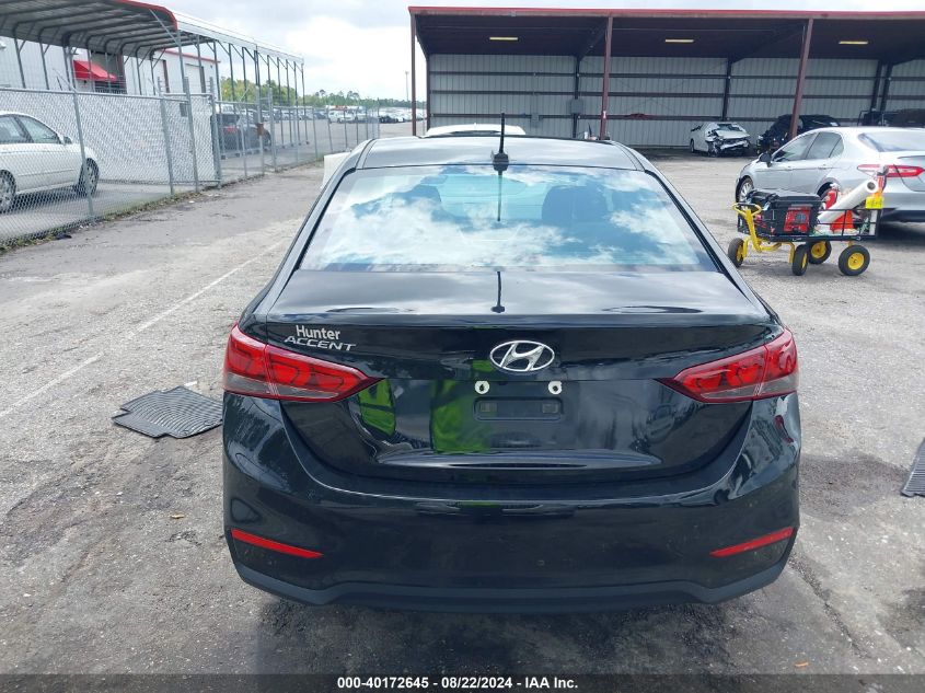 2022 Hyundai Accent Sel VIN: 3KPC24A60NE180418 Lot: 40172645