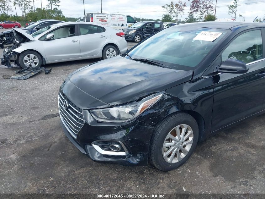 2022 Hyundai Accent Sel VIN: 3KPC24A60NE180418 Lot: 40172645