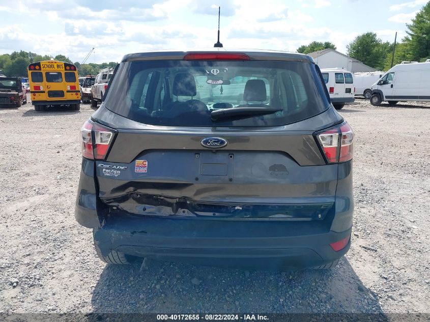 2017 Ford Escape S VIN: 1FMCU0F7XHUC06271 Lot: 40172655