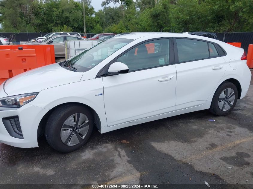 2020 Hyundai Ioniq Hybrid Blue VIN: KMHC65LC4LU237131 Lot: 40172694