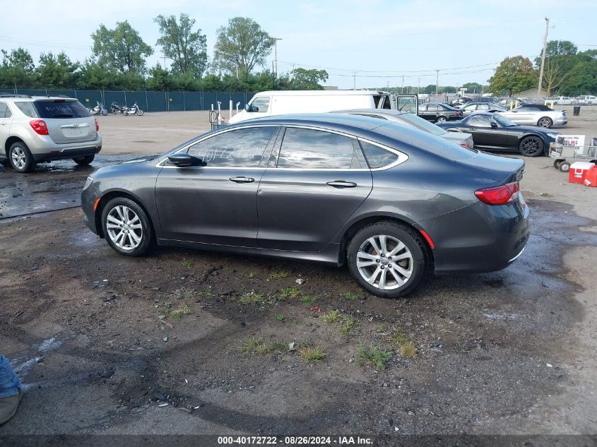 2015 Chrysler 200 Limited VIN: 1C3CCCAB5FN584644 Lot: 40172722