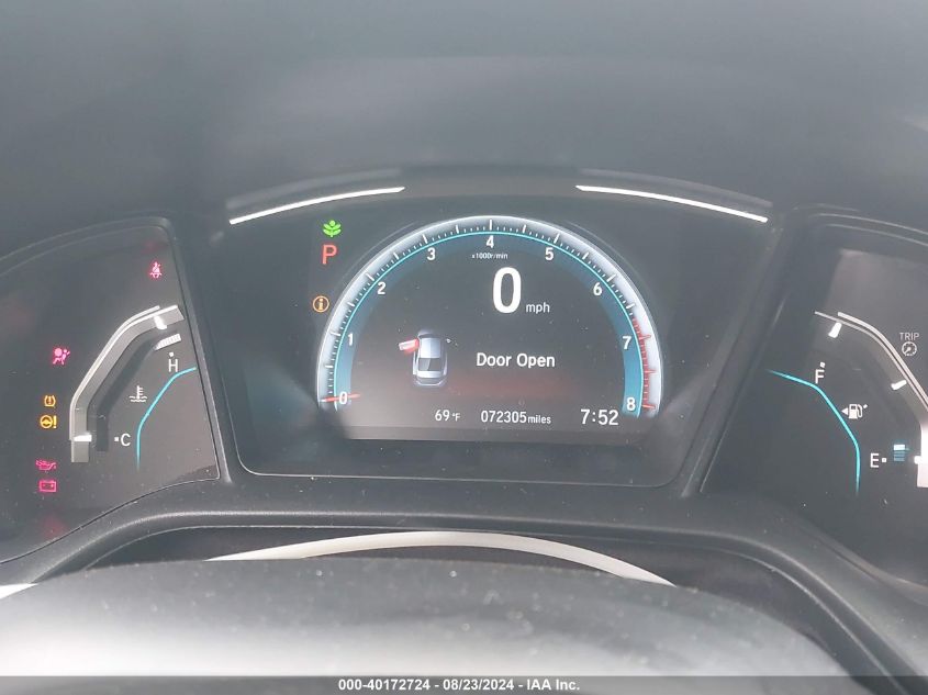 2020 Honda Civic Lx VIN: 2HGFC2F68LH507836 Lot: 40172724