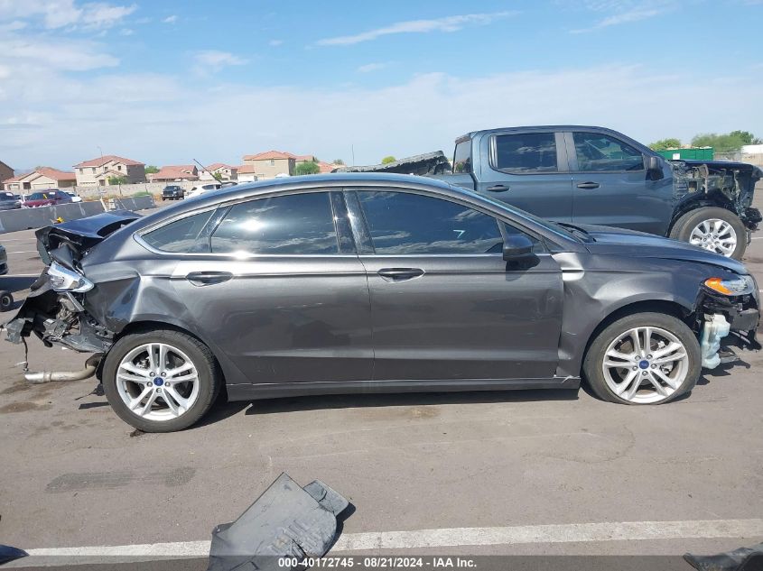 2018 Ford Fusion Se VIN: 3FA6P0HD6JR260083 Lot: 40172745