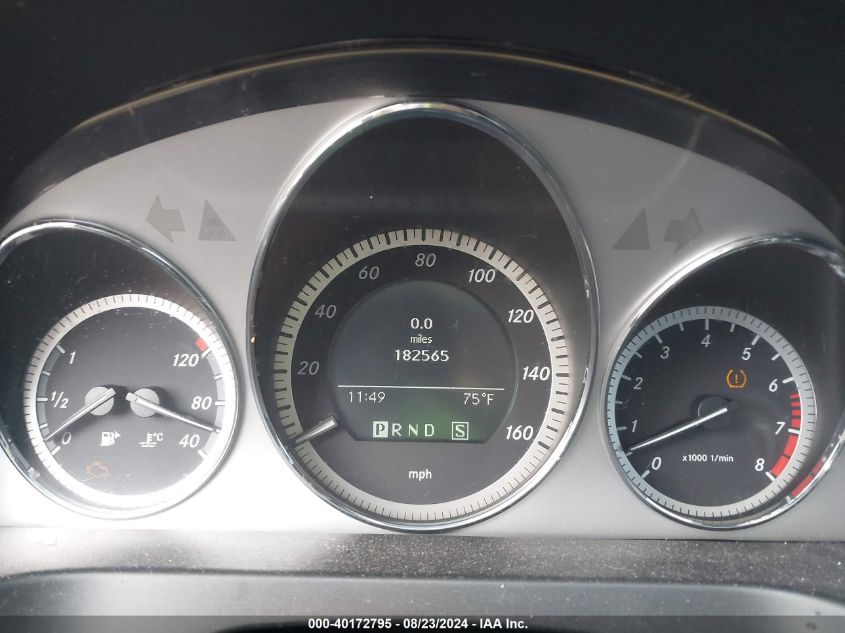 2011 Mercedes-Benz C 300 Luxury 4Matic/Sport 4Matic VIN: WDDGF8BB4BF541438 Lot: 40172795