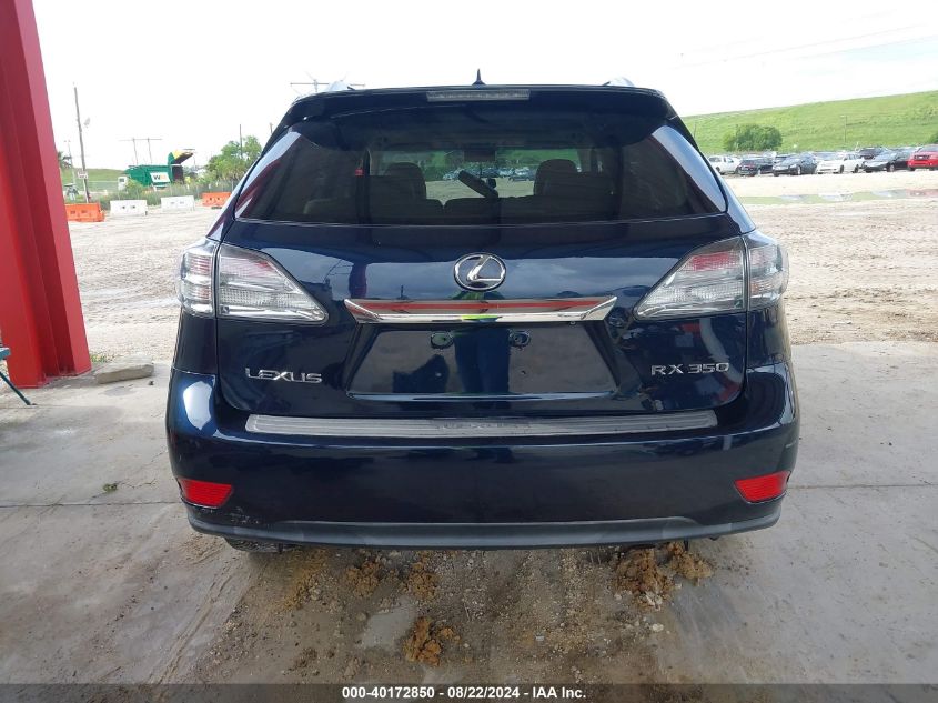 2010 Lexus Rx 350 VIN: 2T2BK1BA3AC007638 Lot: 40172850