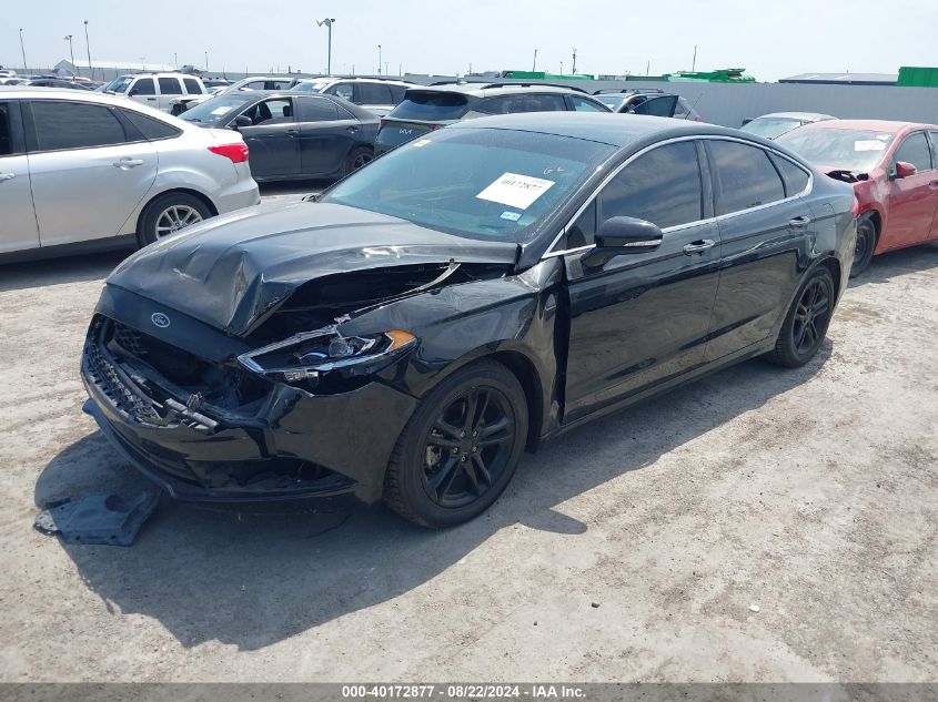 2018 Ford Fusion Se VIN: 3FA6P0HD1JR212653 Lot: 40172877