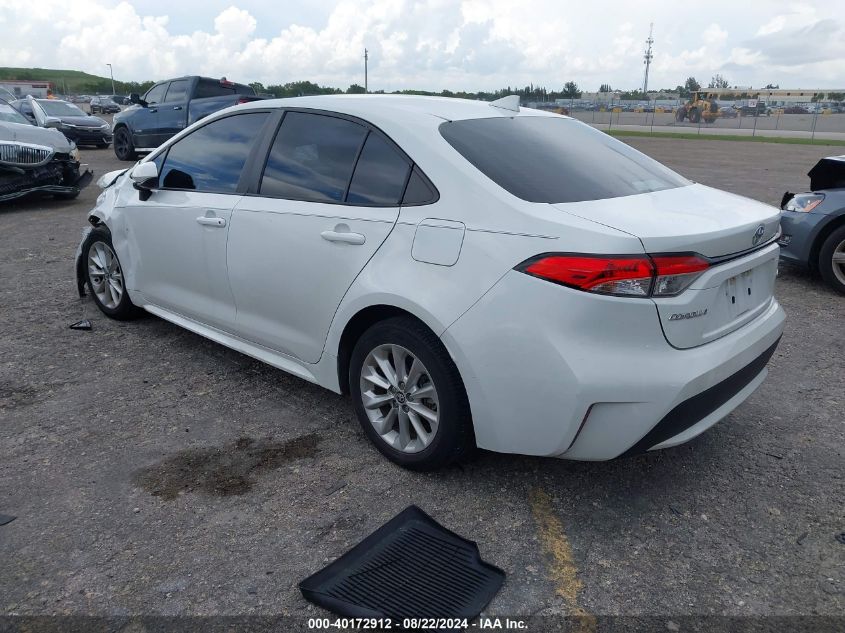 VIN: 5YFVPMAEXNP311516 2022 TOYOTA COROLLA LE