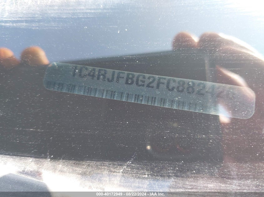 2015 Jeep Grand Cherokee Limited VIN: 1C4RJFBG2FC882426 Lot: 40172949