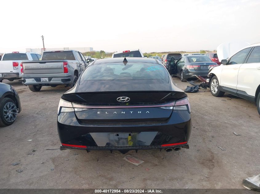 2022 Hyundai Elantra N Line VIN: KMHLR4AF8NU289184 Lot: 40172954