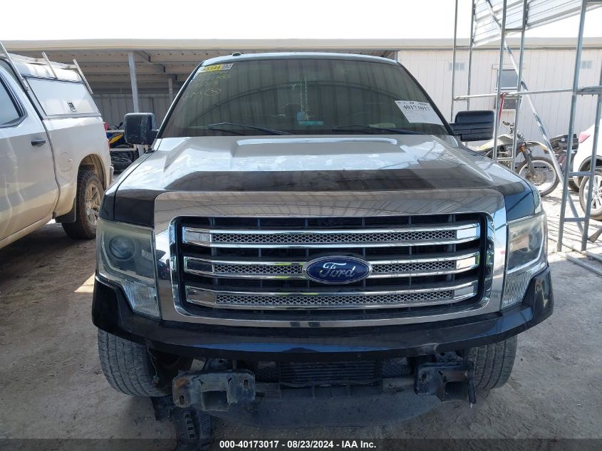 2013 Ford F-150 Lariat VIN: 1FTFW1CT9DFB95717 Lot: 40173017